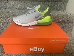 Nike Air Max 270 G Golf Shoes 11M Grey Fog/Smoke Grey-White NEW WITH BOX