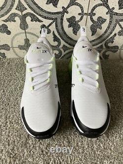 Nike Air Max 270 G Golf Shoes White Black Volt New with Box CK6483-105 Size 8