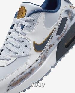 Nike Air Max 90 G NRG Golf Shoes'Pure Platinum' Size 8 Mens New With Box