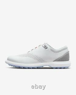 Nike Jordan ADG 4 Golf Shoes Size 10 White and Grey New in Box