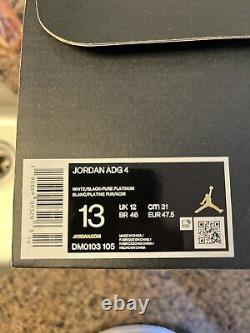 Nike Jordan ADG 4 Golf Shoes White Pure Platinum Men's Size 13 New In Box