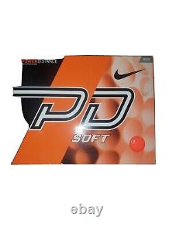 Nike Power Distance PD Soft ORANGE Golf Ball RARE NEW BOX. No Logos DISC