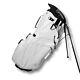 OPEN BOX Premium Golf Stand Bag White 14 Way Divider Light Weight