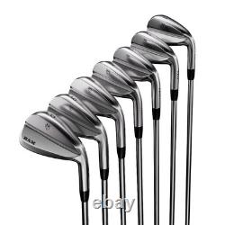 OPEN BOX Ram Golf FX77 Player Distance Iron Set, MRH, 1/2 Shorter, Steel, Stiff