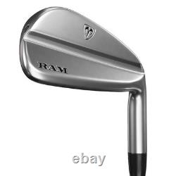 OPEN BOX Ram Golf FX77 Player Distance Iron Set, MRH, 1/2 Shorter, Steel, Stiff