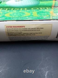 PC Game British Open Championship Golf Windows 95 1997 New Sealed Original Box