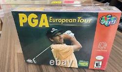 PGA European Tour Golf NIB Nintendo 64 NEW IN BOX Factory Sealed N64 Complete