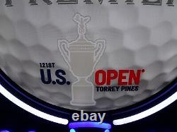 PGA U. S. OPEN TORREY PINES CORONA Golf Sign, LED-NEON TYPE. New in the Box