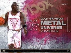 PRE-SALE 2021 Upper Deck Skybox Metal Universe Champions Hobby Box