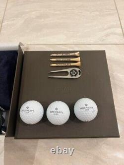 Patek Philippe Golf Set with 3 Titleist Pro golf balls Pouch towel With Box Gift