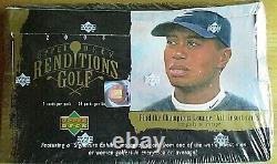 Pga Tiger Woods 2003 Upper Deck Renditions Golf Sealed Box Cards-woods Auto