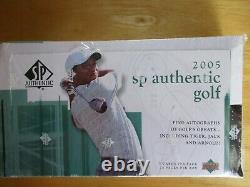 Pga Tiger Woods 2005 Upper Deck Sp Authentic Factory Sealed Box Of Golf Cards