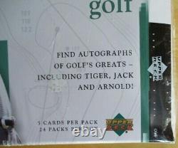 Pga Tiger Woods 2005 Upper Deck Sp Authentic Factory Sealed Box Of Golf Cards