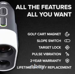 Precision Pro Golf NX9 Slope Rangefinder with Magnetic Grip and Pulse NEW IN BOX