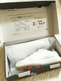 Puma Men's Ignite Pwradapt Leather 2.0 Golf Shoes White Size 8 New In Box