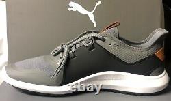 Puma Mens Ignite Fasten8 Golf Shoes Us 10 Quiet Shade/gold/black New Iin Box