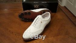 RARE! FOOTJOY CLASSICS MENS GOLF SHOES 56911 NEW witho BOX WHITE 9D Made in USA