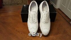 RARE! FOOTJOY CLASSICS MENS GOLF SHOES 56911 NEW witho BOX WHITE 9D Made in USA