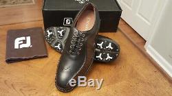 RARE Footjoy FJ ICON Mens Golf Shoes 52161 NEW withBox Blk/Brn Lizard 11M MINT