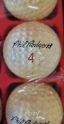 RARE Phil Rodgers signature logo'd Golf Balls box set qty 12