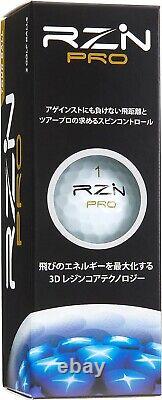 RZN Golf Golf Balls 4 Piece PRO-BOX 1 Dozen (12 Pieces) Resin Golf Japanese Regu