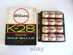 Rare Dealer Display Box! NOS 1 Dozen WILSON K-28 Cadwell Cover Golf Balls