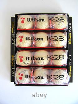 Rare Dealer Display Box! NOS 1 Dozen WILSON K-28 Cadwell Cover Golf Balls