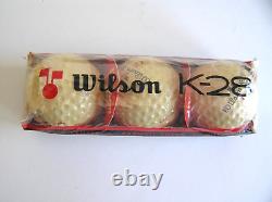Rare Dealer Display Box! NOS 1 Dozen WILSON K-28 Cadwell Cover Golf Balls