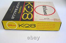 Rare Dealer Display Box! NOS 1 Dozen WILSON K-28 Cadwell Cover Golf Balls