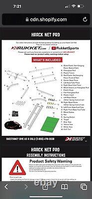 Rukket Hack600 Golf Net Bundle with Tri-Turf Hitting Mat and Bag New Open Box