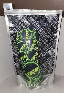 SWAG Golf BLUE WAVE Concentric Skulls Driver Head Cover NEW OPEN BOX