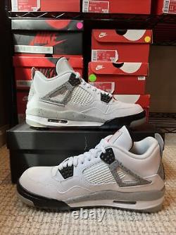 Size 9 Jordan 4 Golf White Cement, Brand New, Never Tried On, Original Box