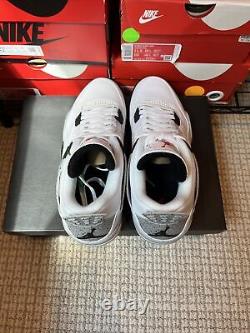 Size 9 Jordan 4 Golf White Cement, Brand New, Never Tried On, Original Box