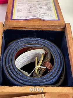 Smathers & Branson Bob Hope Classic Golf Needlepoint Belt size 38 Brand New box
