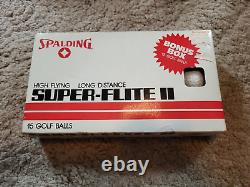 Spalding Flying Lady Vintage 1986 Box Of 14 Pink Golf Balls New Open Box-READ