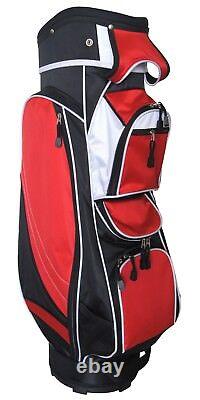 Tartan Golf MX14 Golf Bag, Black & Red Brand New in Box VHTF