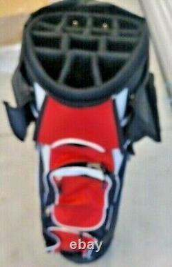 Tartan Golf MX14 Golf Bag, Black & Red Brand New in Box VHTF