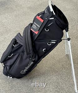 TaylorMade FlexTech Lite Stand Carry 4-Way Golf Bag BLACK New in Box #86500