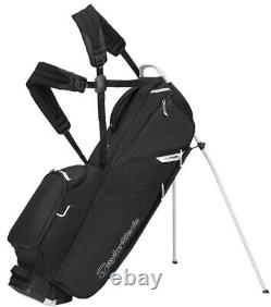 TaylorMade FlexTech Lite Stand Carry 4-Way Golf Bag BLACK New in Box #86500