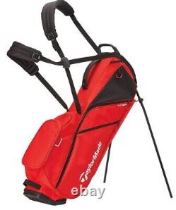 TaylorMade FlexTech Lite Stand Carry 4-Way Golf Bag Red/Black New in Box #90419