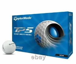 TaylorMade TP5 Golf Balls 2021 NEW in box, 3 dozen with images/photos on them