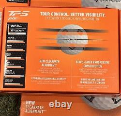 TaylorMade TP5 PIX 2024 Golf Balls White 4 Dozen NEW in Box #92116