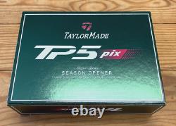 TaylorMade TP5 Pix Season Opener Master's Golf Balls One Dozen New in Custom Box