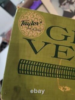 Taylor Made Green Velvet Interchangeable Putter Heads 24k Gold Plated in Box