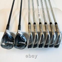 Taylormade Sim2 Max Combo Hybrid Iron Set 3h, 4h, 5-pw Steel Stiff Open Box 1012