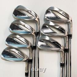 Taylormade Stealth Irons 7 Pc Set #5-pw, Aw Kbs Max Mt 85 Stl Stiff Open Box 1634