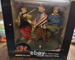 The Three Stooges Animated Golf Scene 2002 NEW IN BOX