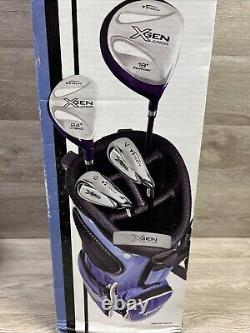 Ti Tech Xgen Junior RH Golf Set Bag Age 7-12 for Kids 56-61 BLUE NEW IN BOX