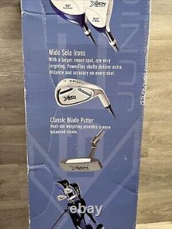 Ti Tech Xgen Junior RH Golf Set Bag Age 7-12 for Kids 56-61 BLUE NEW IN BOX