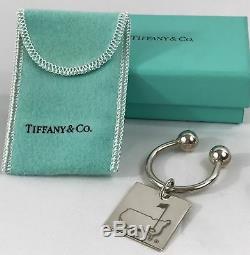 Tiffany & Co Sterling Silver Key Fob Masters Golf Augusta National New in Box